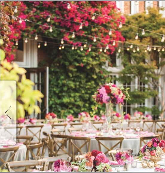 The Knot Outdoor Weddings book as a door prize for brides at Premier Bridal Shows Hilton Pasadena