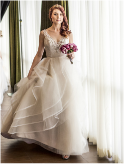 Haut Couture wedding fashion at boutique bridal show Hilton Pasadena