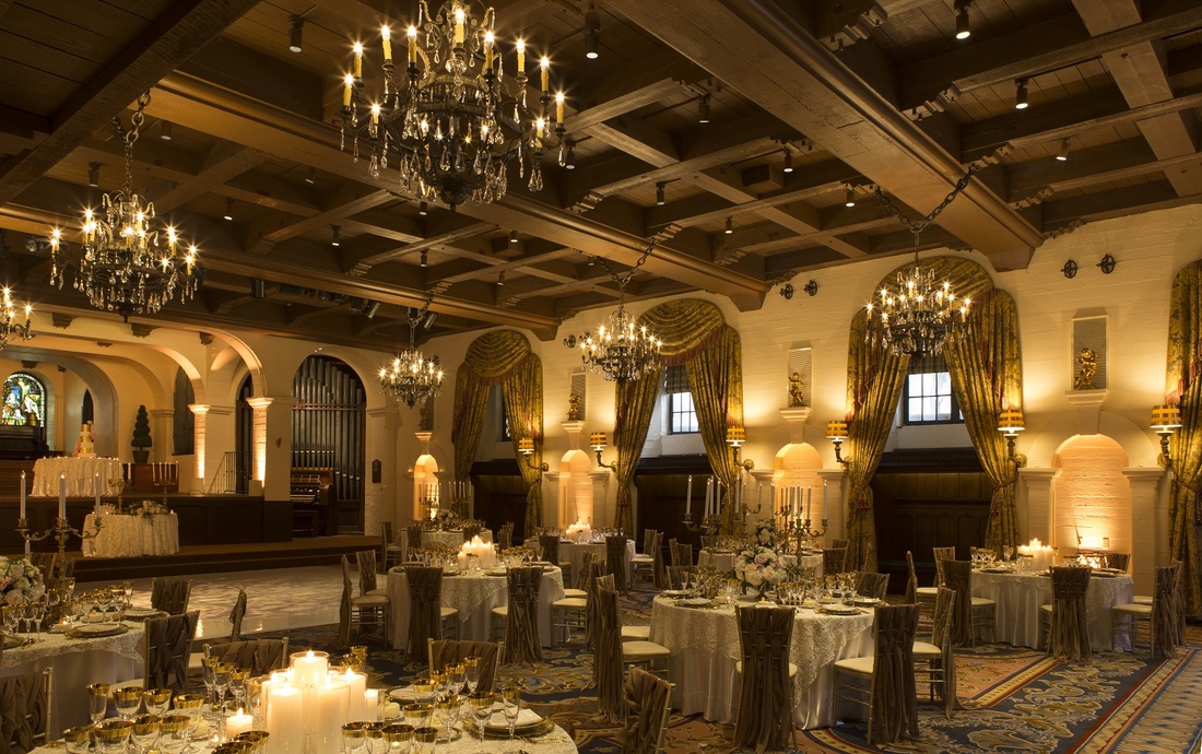 Unique Venues like the Mission Inn in Riverside at Premier Bridal Shows